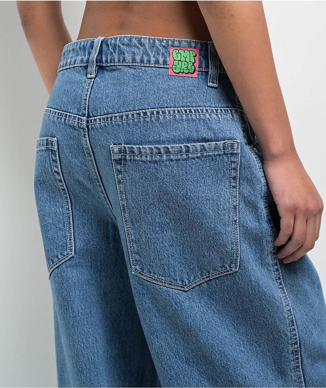 Empyre Extent Billie Low Rise Wide Leg Denim Jeans Product Image