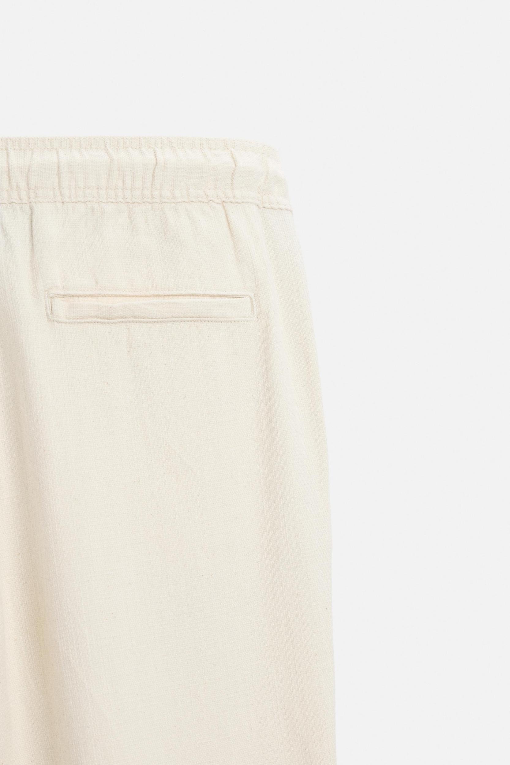 TEXTURED RELAXED FIT PANTS Product Image