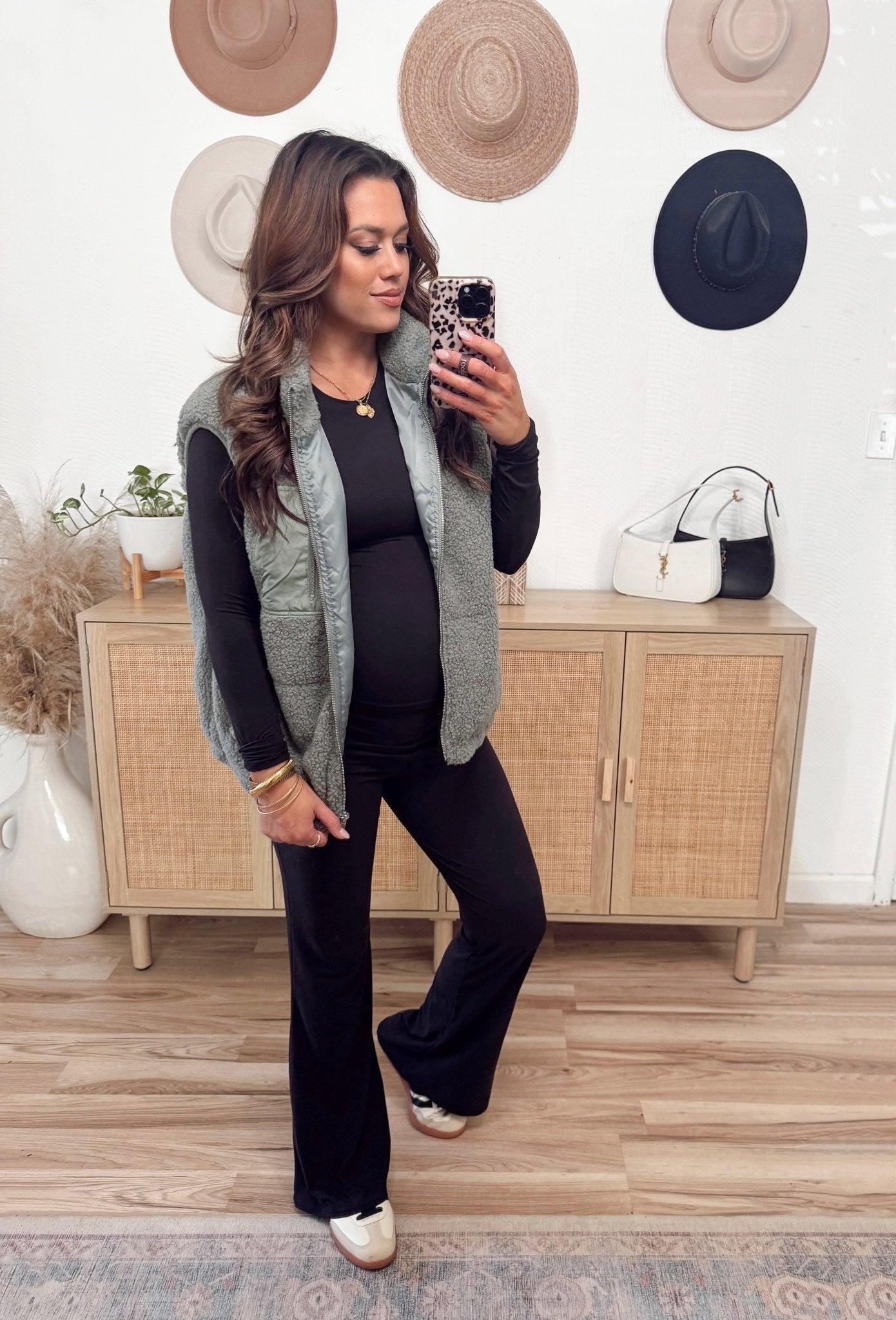 Black Long Sleeve Jersey Top - FINAL SALE Female Product Image