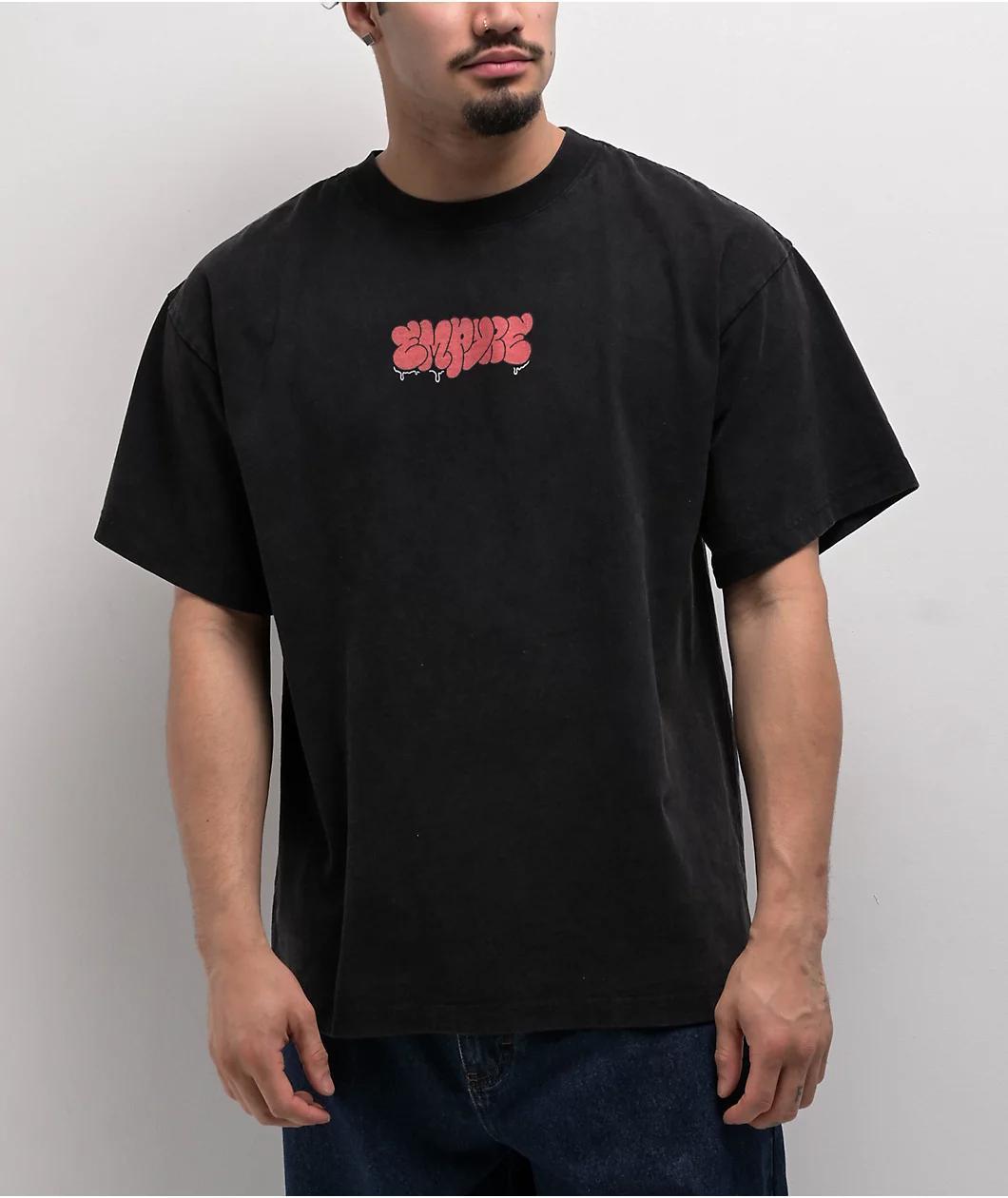 Empyre Alley Cat Black Wash T-Shirt Product Image