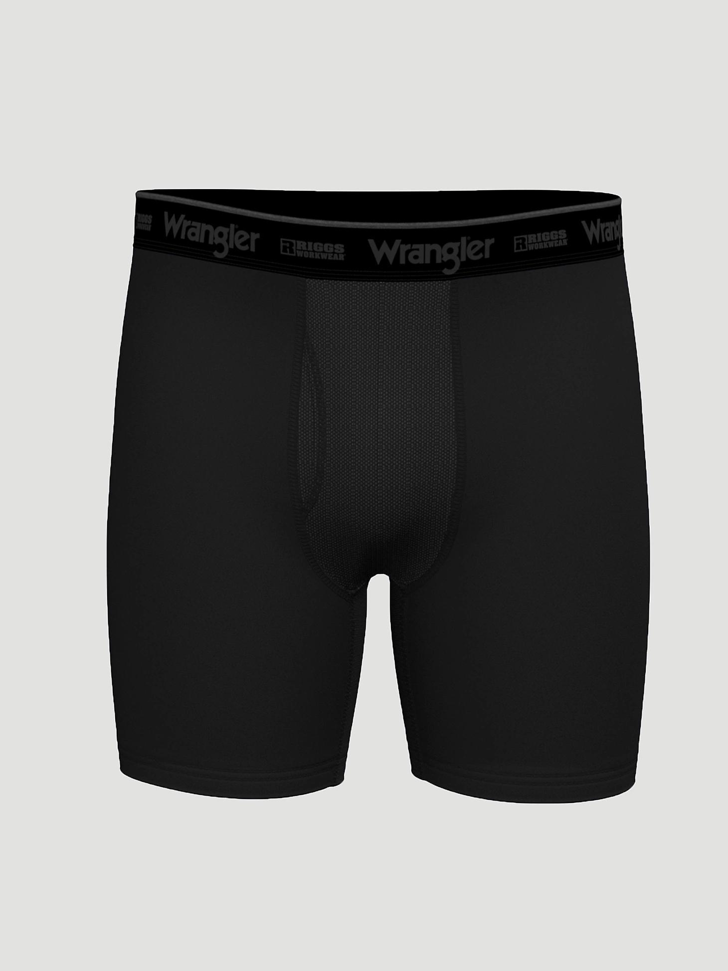 Men's RIGGS Cooling Boxer Brief (3-Pack) in Black/Charcoal/Red Product Image
