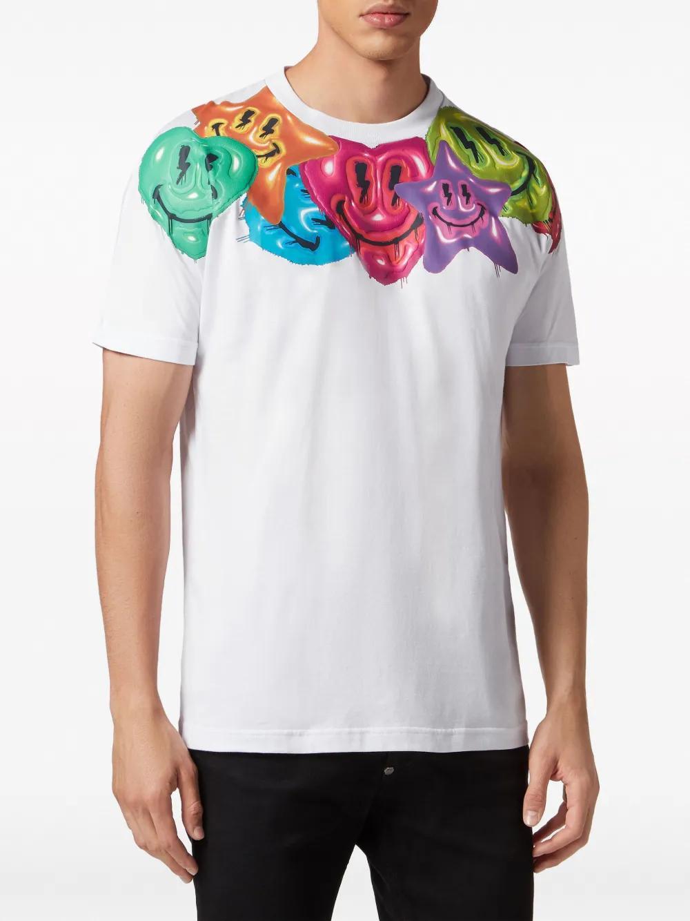 SS Smile cotton T-shirt Product Image