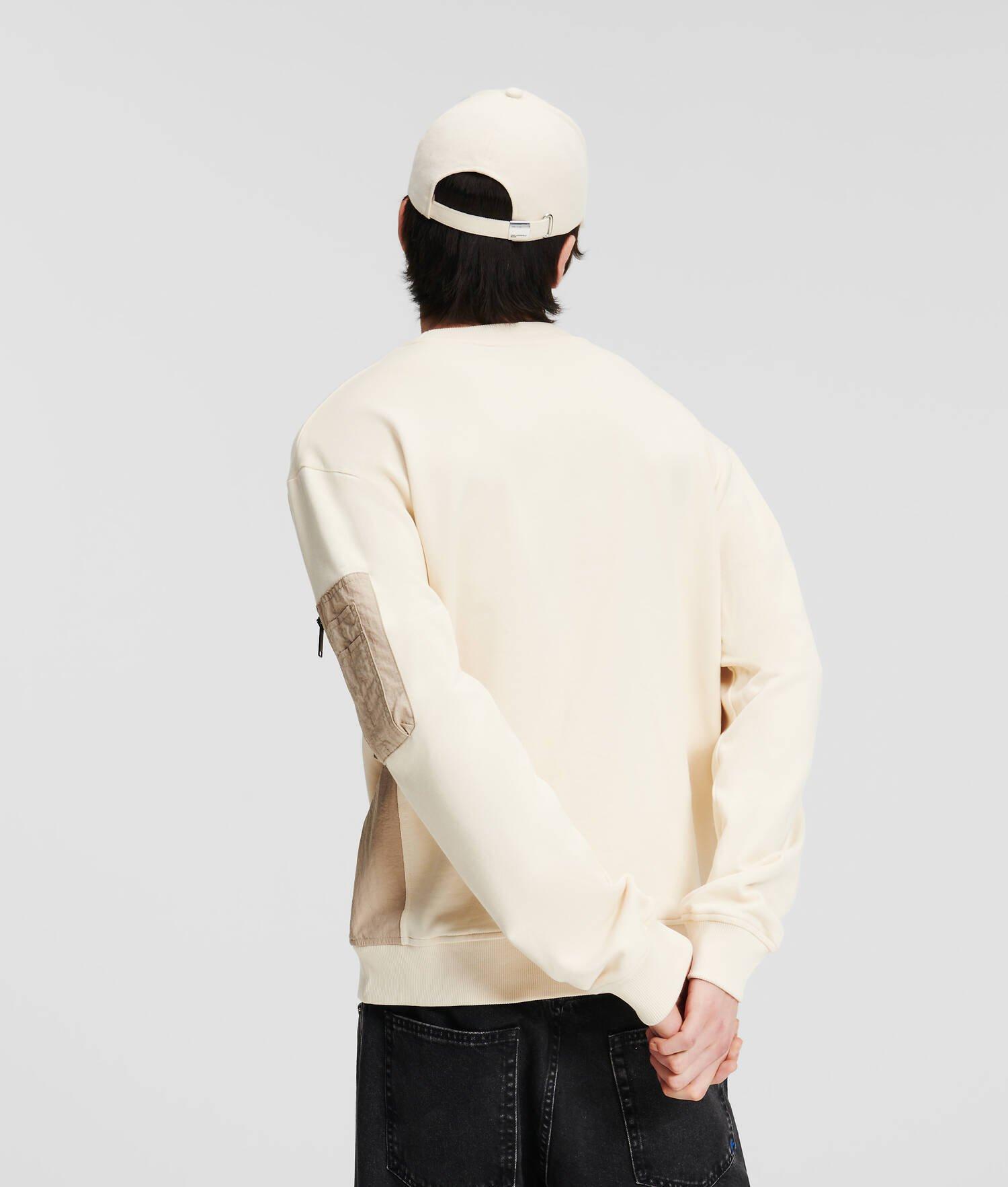 KLJ MIX MATERIAL SWEATSHIRT Product Image