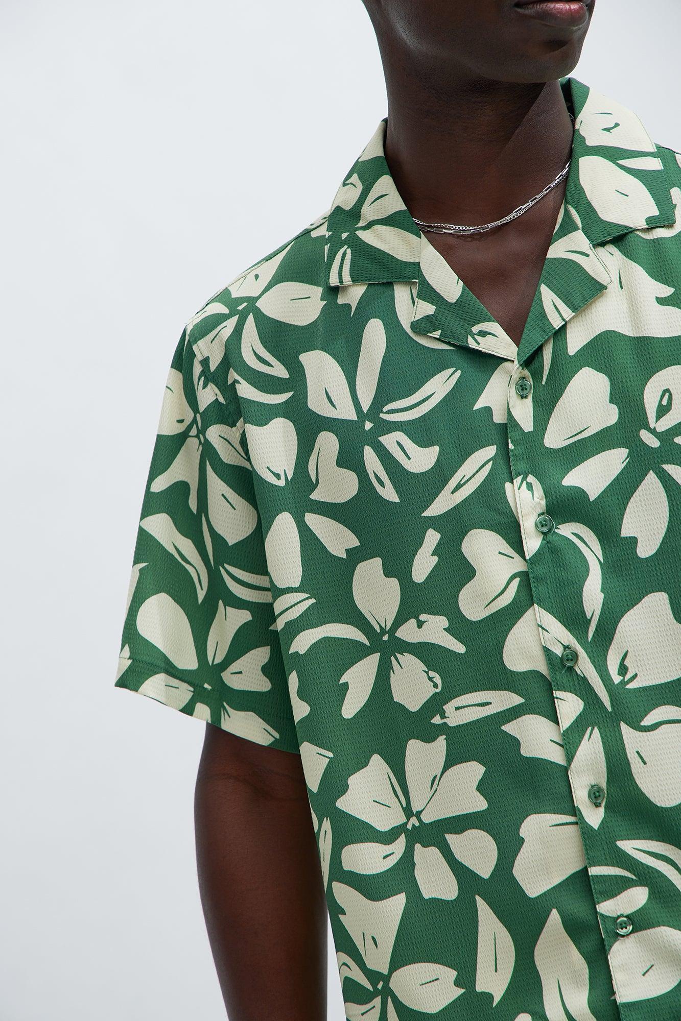 Hala Textured Shirt - Green Product Image