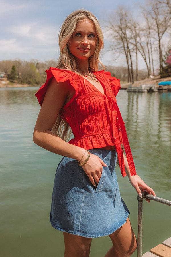 Liberty Lane Smocked Top Product Image