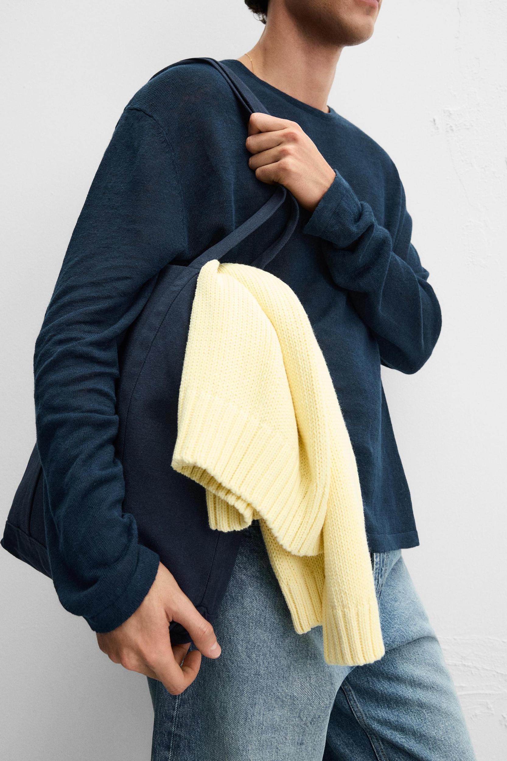 100% LINEN SWEATER Product Image