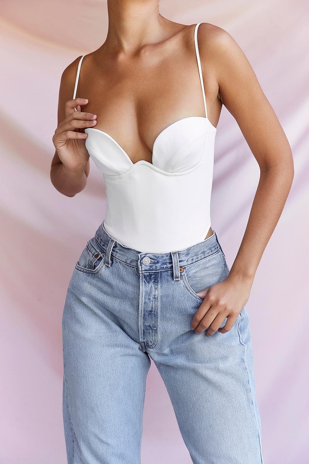 Avery Ivory Underwired Bodysuit Product Image