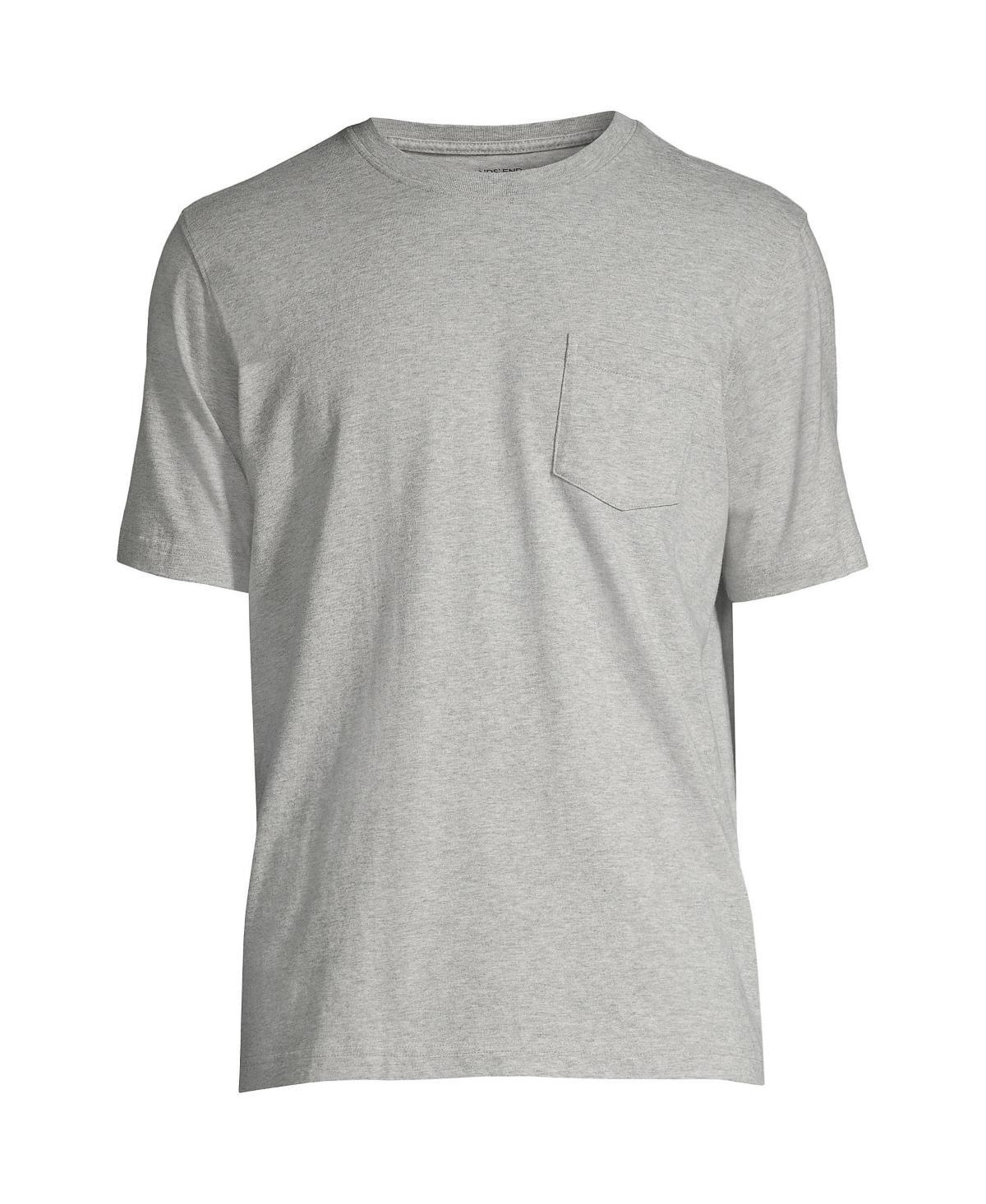 Men's Land's End Super-T Short Sleeve T-Shirt with Pocket, Size: XL, Rich Red Product Image