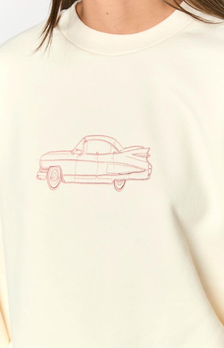Elodie Cream Crew Neck Sweater Product Image