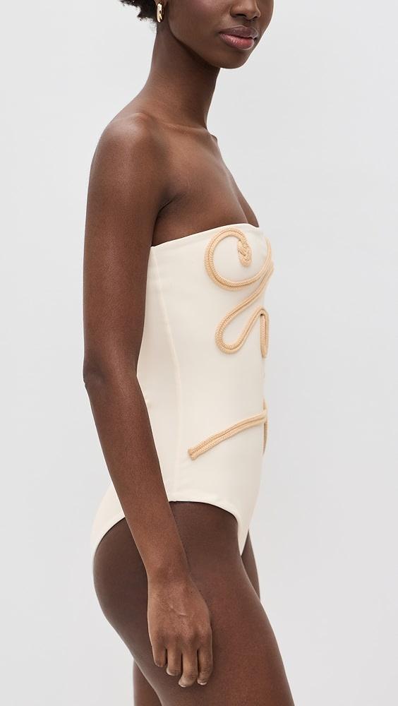 Johanna Ortiz Palmy Texture One Piece | Shopbop Product Image