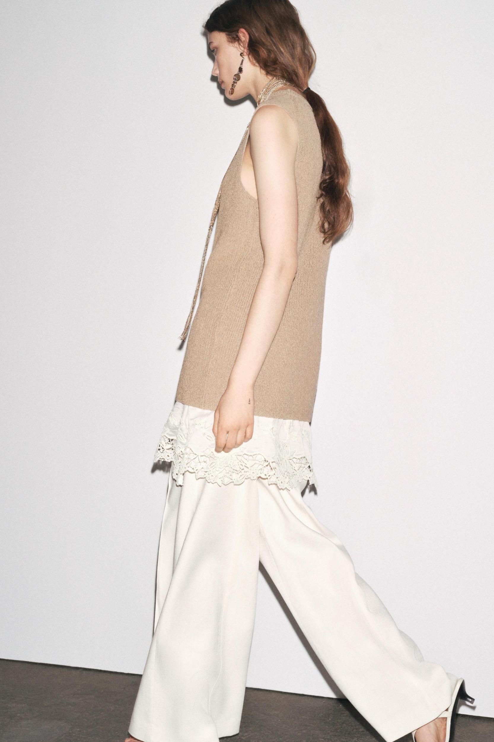 COMBINATION KNIT DRESS Product Image