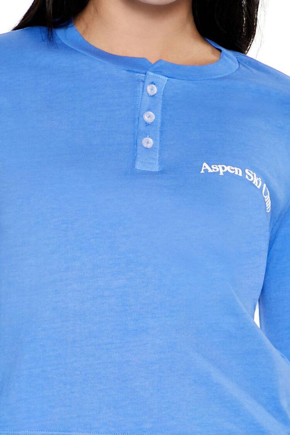 Aspen Ski Club Henley Tee | Forever 21 Product Image