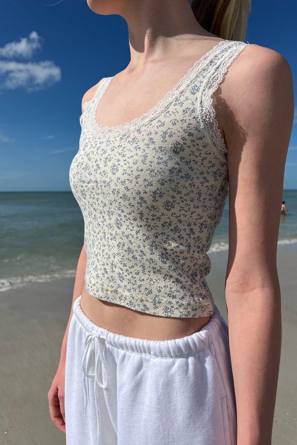 Ronnie Floral Lace Tank Product Image