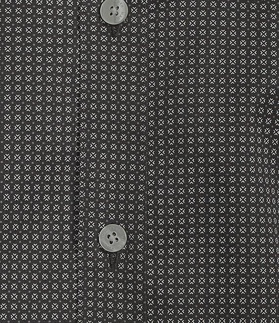 Hart Schaffner Marx State Street Essentials Long Sleeve Geo Print Coatfront Shirt Product Image