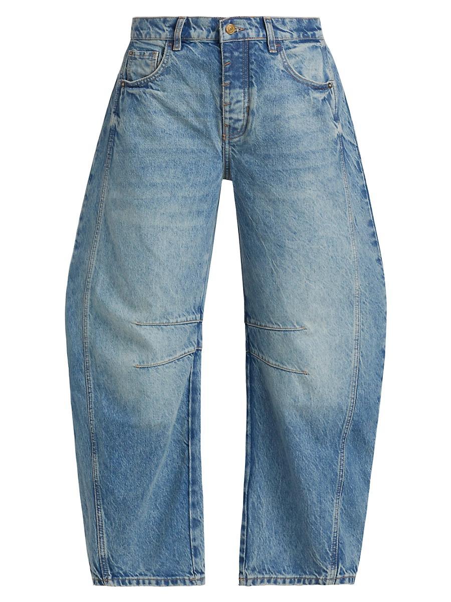 Womens We The Free Good Luck Barrel Jeans Product Image