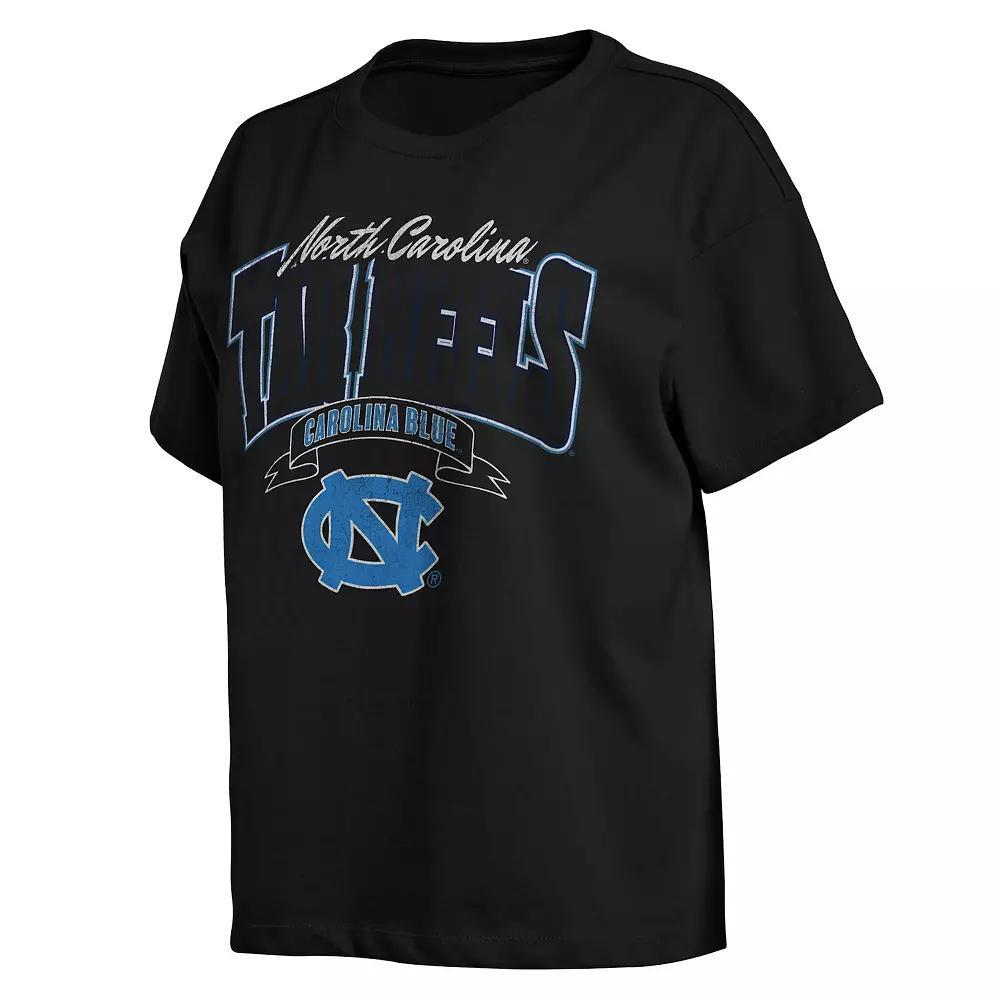 Women's NCAA Script Banner Oversized Tee, Size: Large, Black Product Image