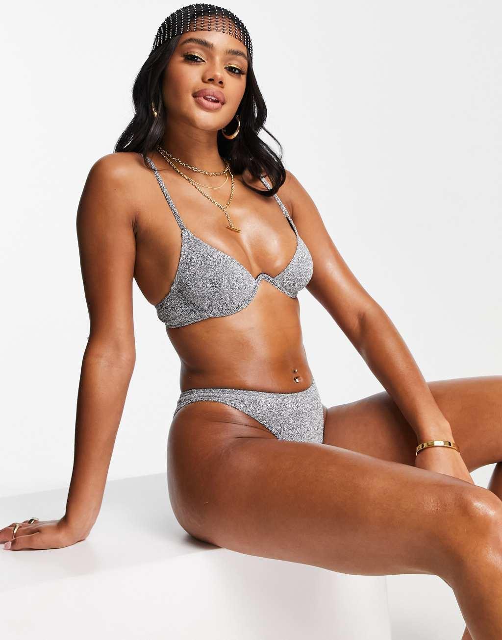 South Beach mix & match exaggerated wire bikini top Product Image