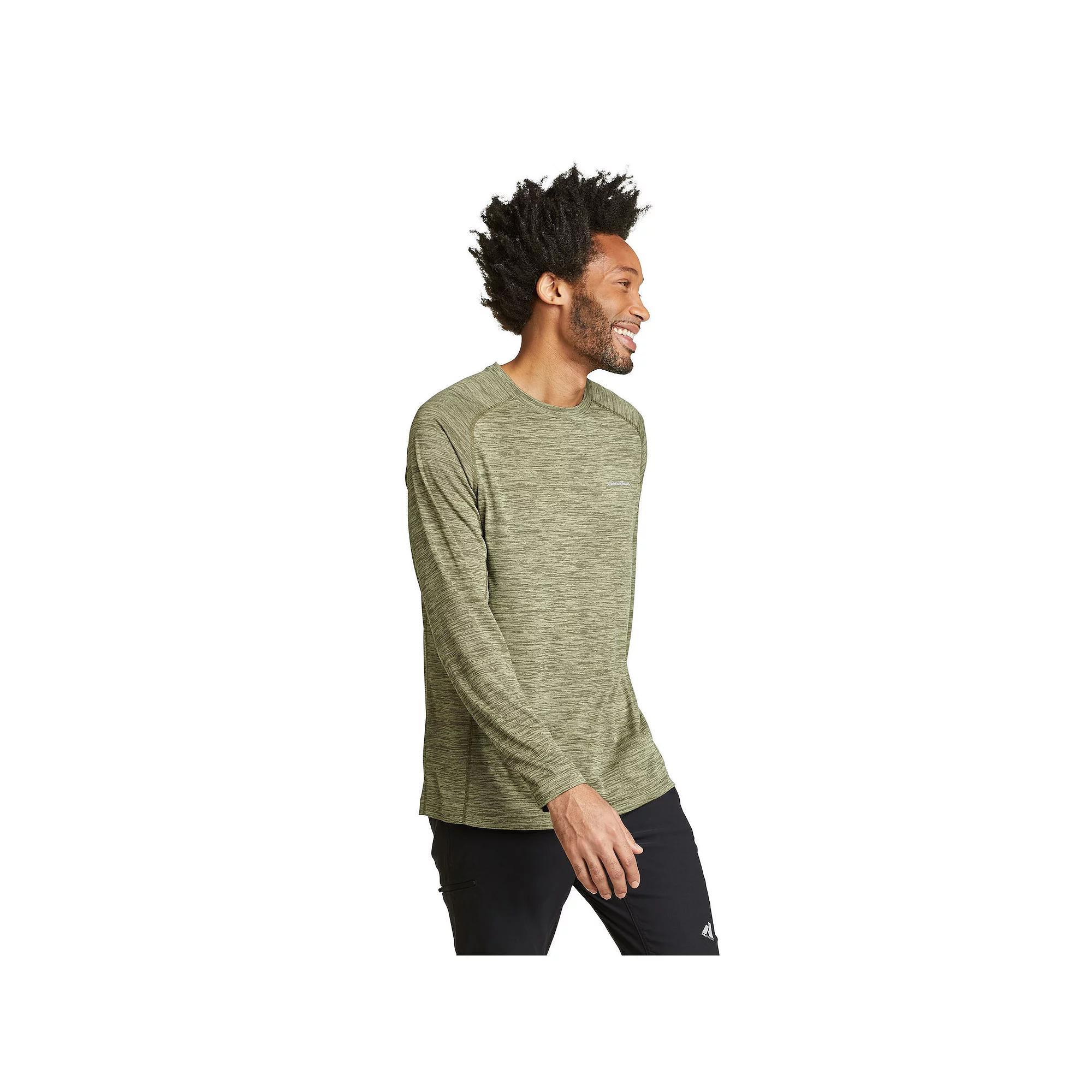 Men's Eddie Bauer Resolution Long-Sleeve Tee, Size: Small, Sprig Product Image