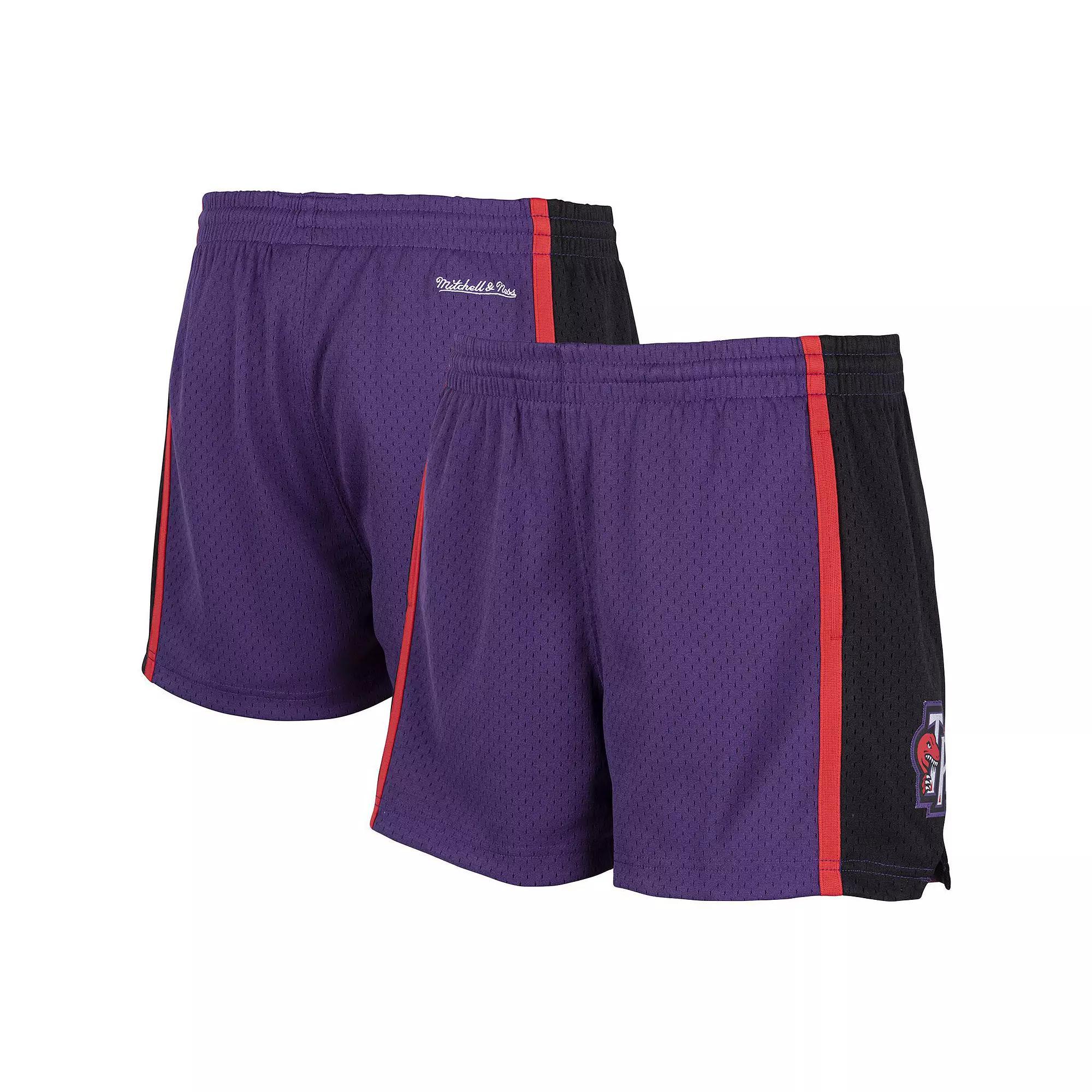 Womens Mitchell & Ness Purple Toronto Raptors Jump Shot Shorts Product Image