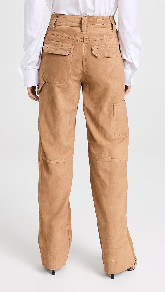 Saks Potts Rose Leather Pants | Shopbop Product Image