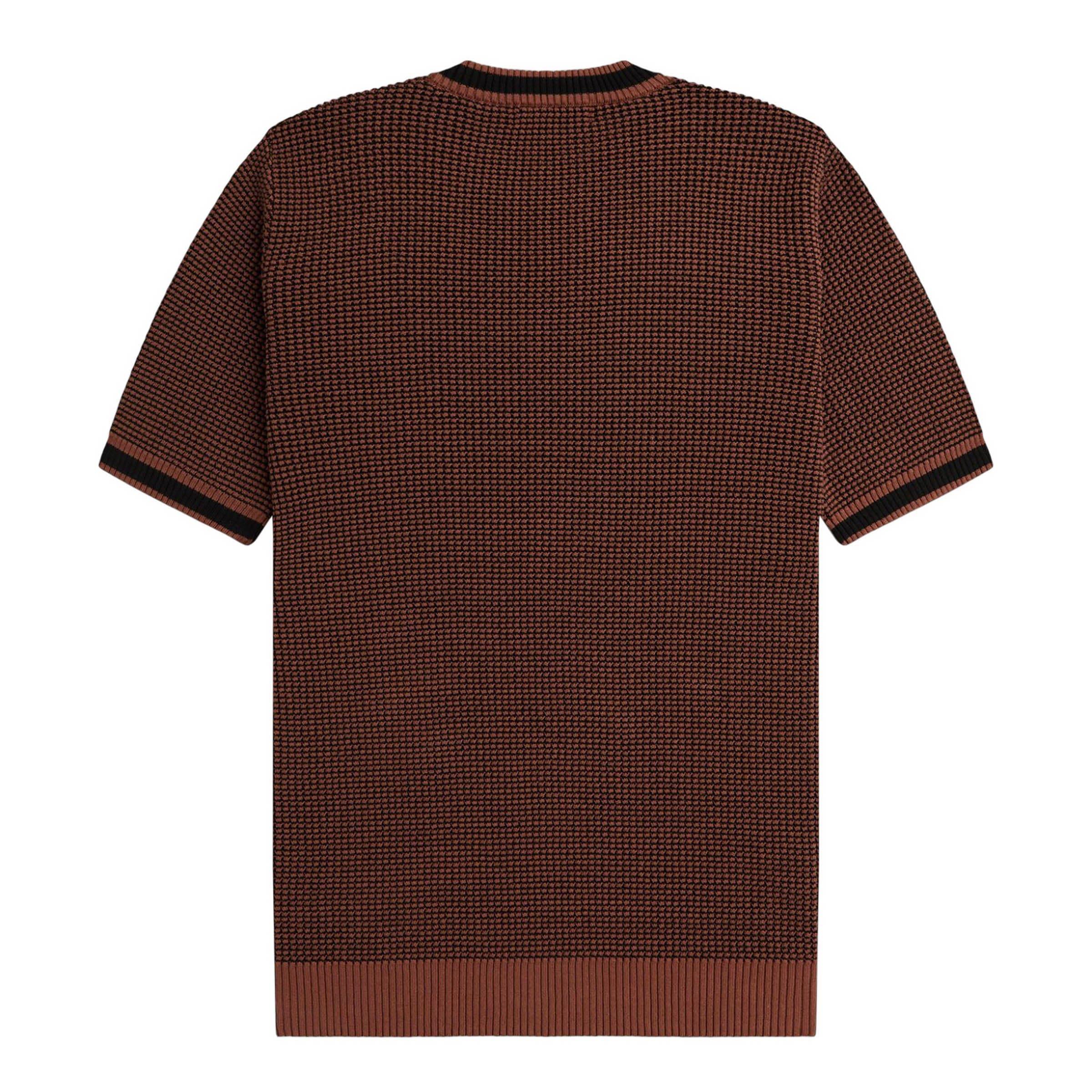 TEXTURED KNITTED T-SHIRT Male Product Image
