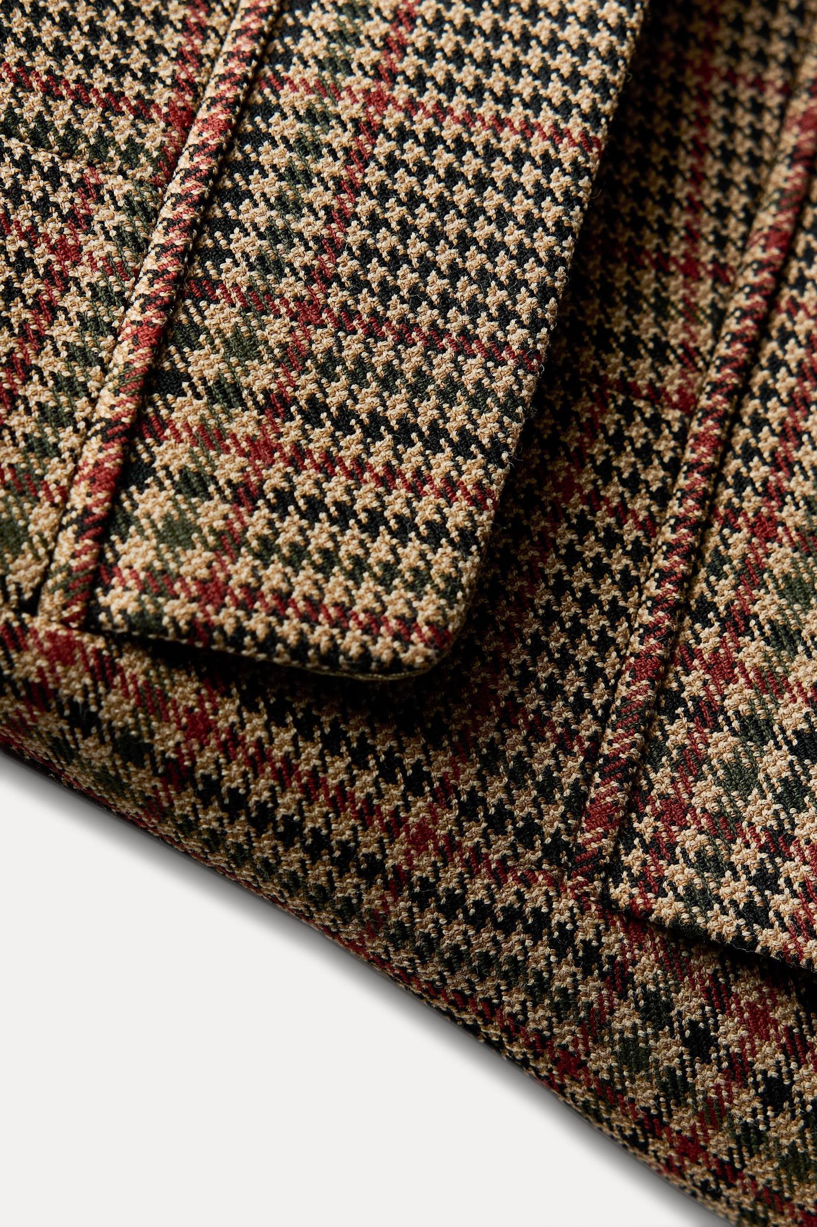 CHECKERED BLAZER ZW COLLECTION Product Image