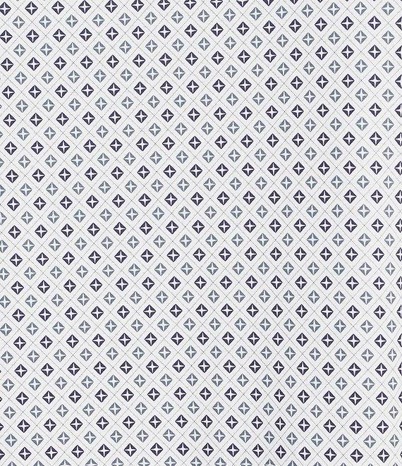 Cremieux Blue Label Interlock Coat Front Long Sleeve Geometric Print Knit Shirt Product Image