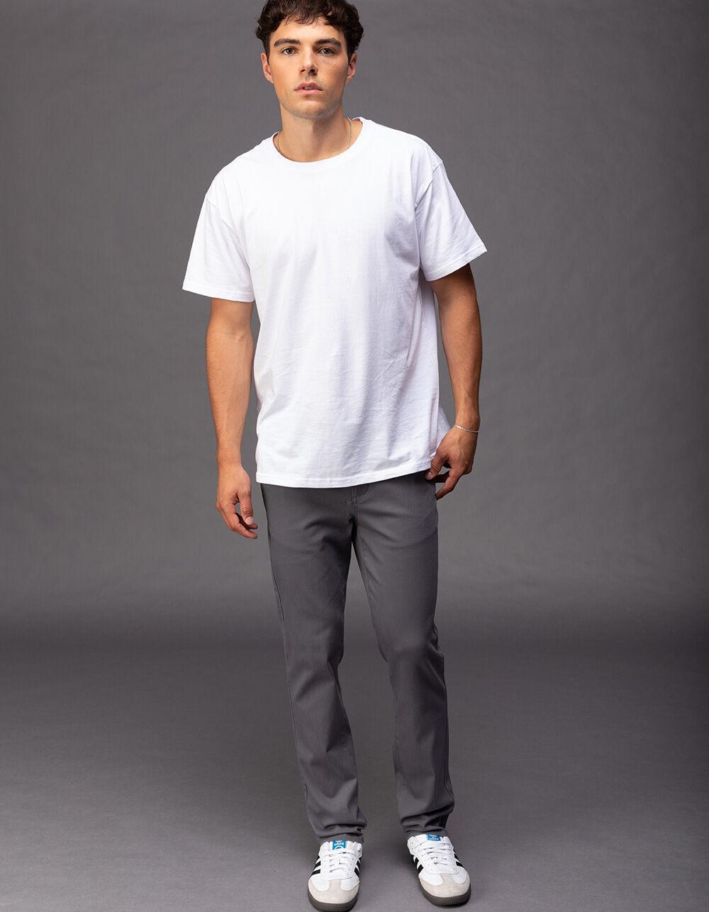 RSQ Mens Slim Chino Pants - GUNMETAL Product Image