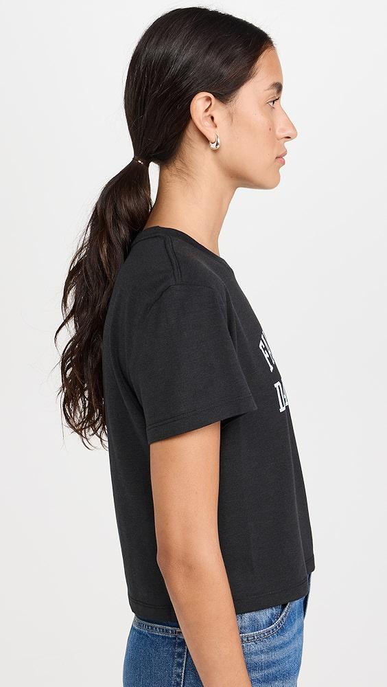 Favorite Daughter Favorite Daughter Cropped Collegiate Tee | Shopbop Product Image