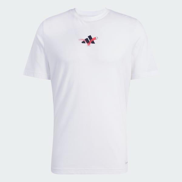 Tennis Happy 3 Balls Graphic Tee Product Image