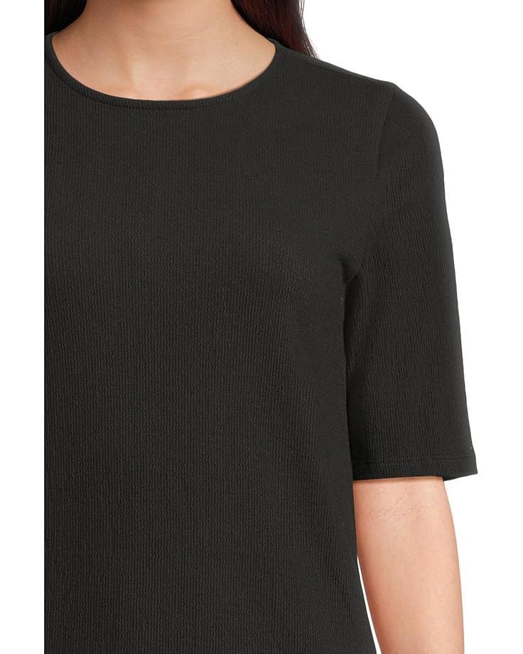 Striped Organic Cotton Slub Crew Neck Short Sleeve Box Top Product Image