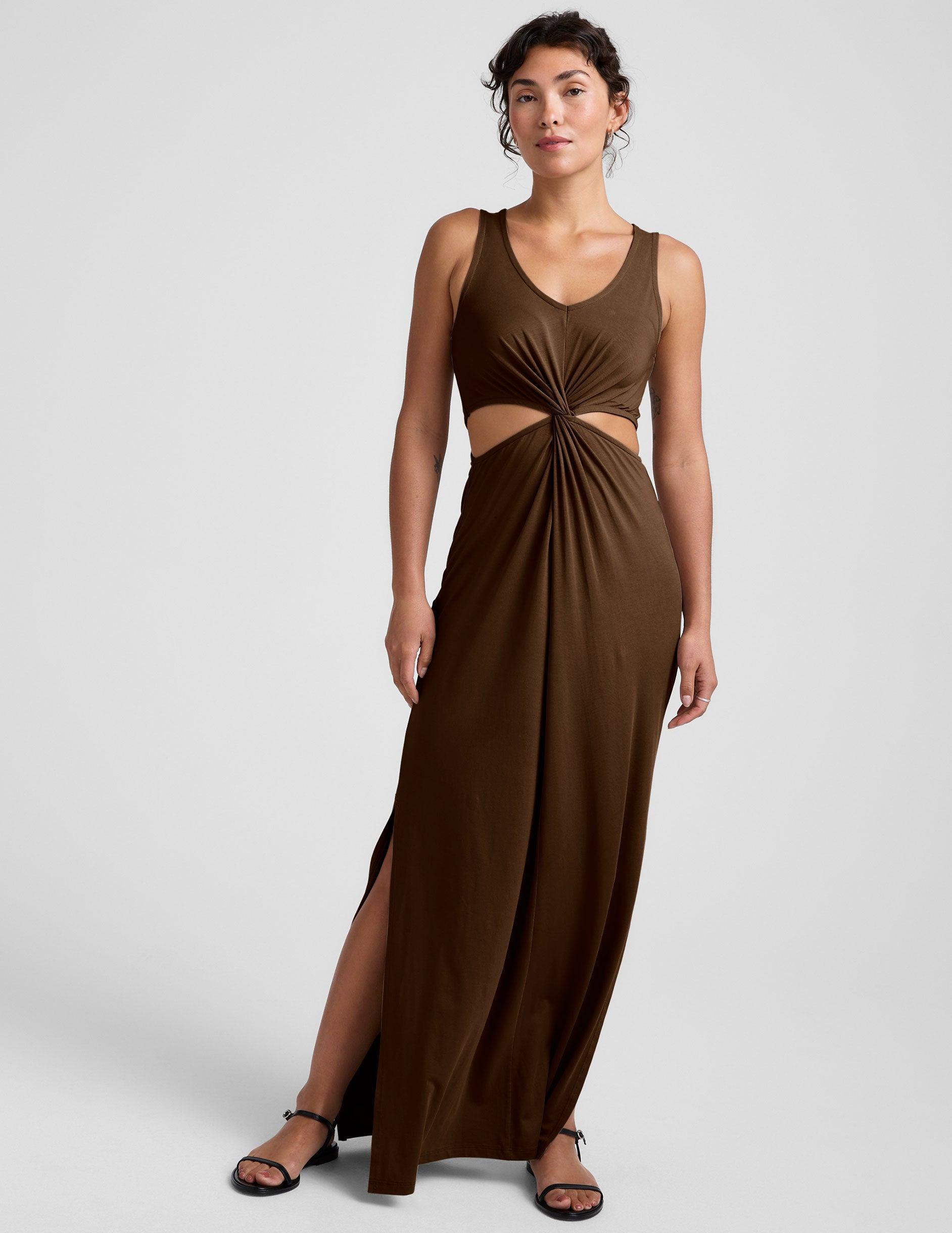 Maxi Around The World Front Twist Dress Product Image