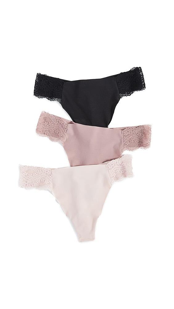 b.tempt'd by Wacoal B.Bare Thong 3 Pack | Shopbop Product Image