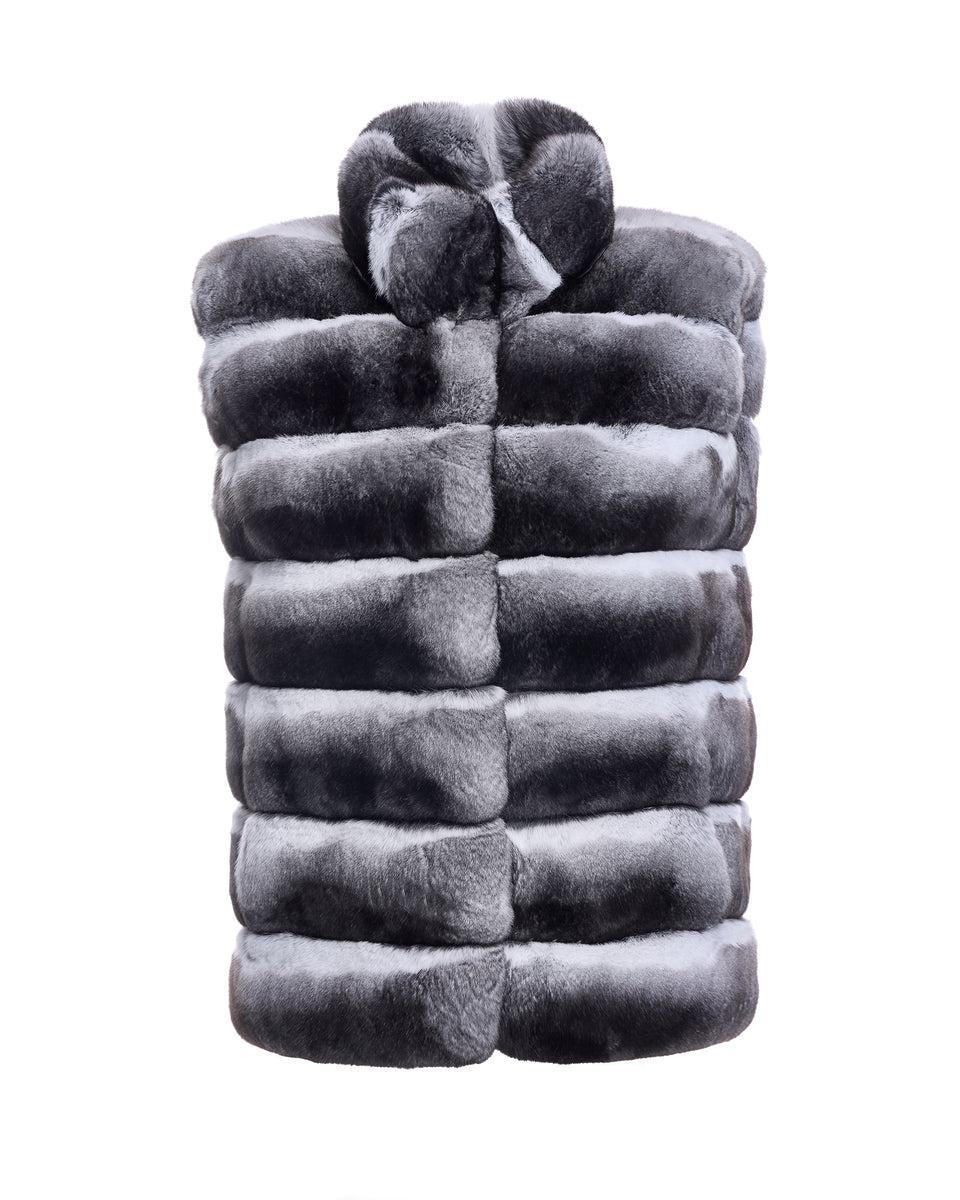 Cropped Chinchilla Vest Product Image