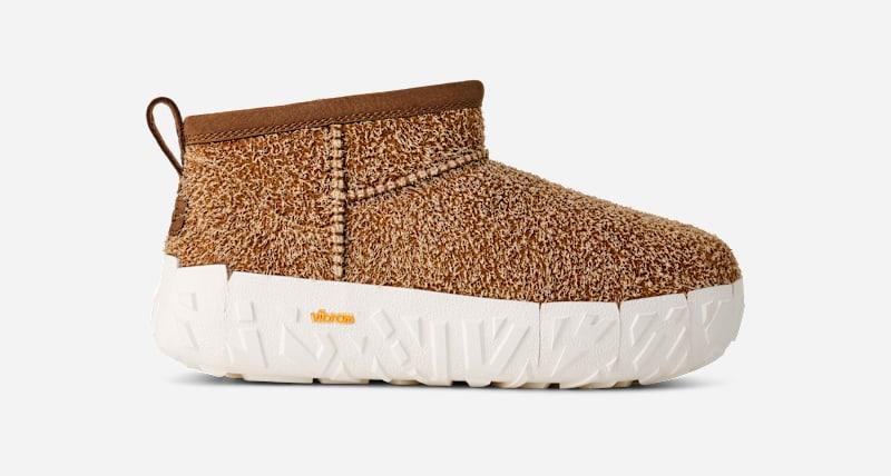 UGG Mens Classic Ultra Mini Wrap Tech Suede Classic Boots Product Image