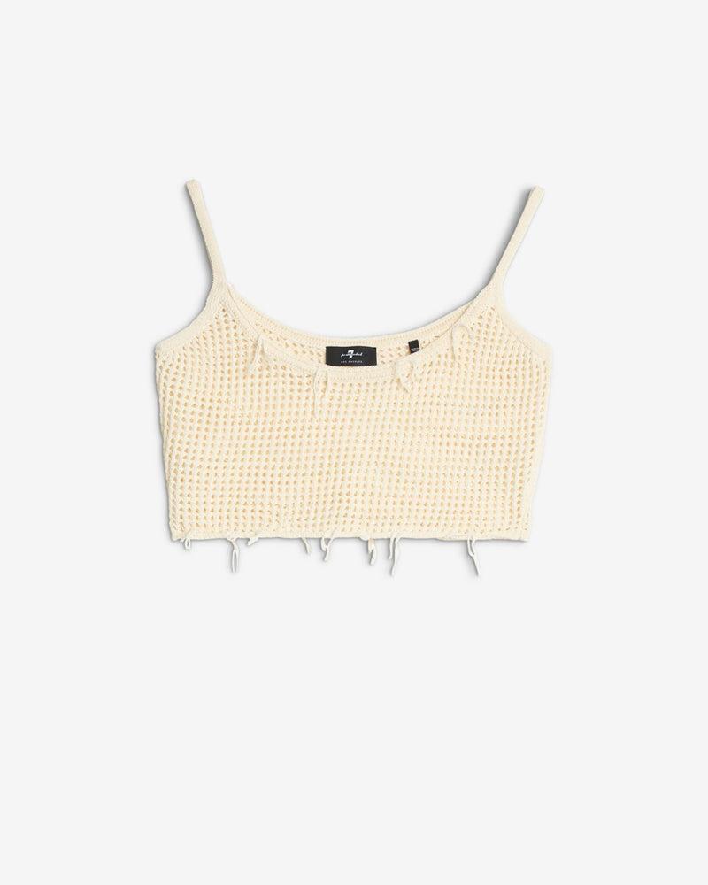 Cropped Open Knit Tank Product Image