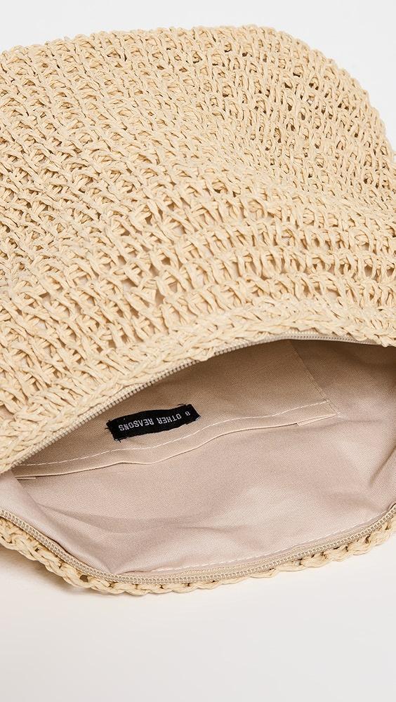 8 Other Reasons Raffia Slouch Crossbody Bag | Shopbop Product Image