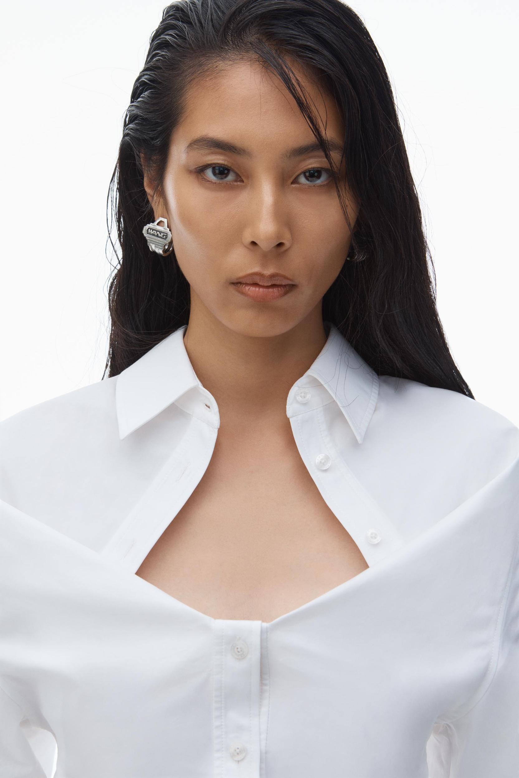 Deconstructed Button-up Shirt Product Image