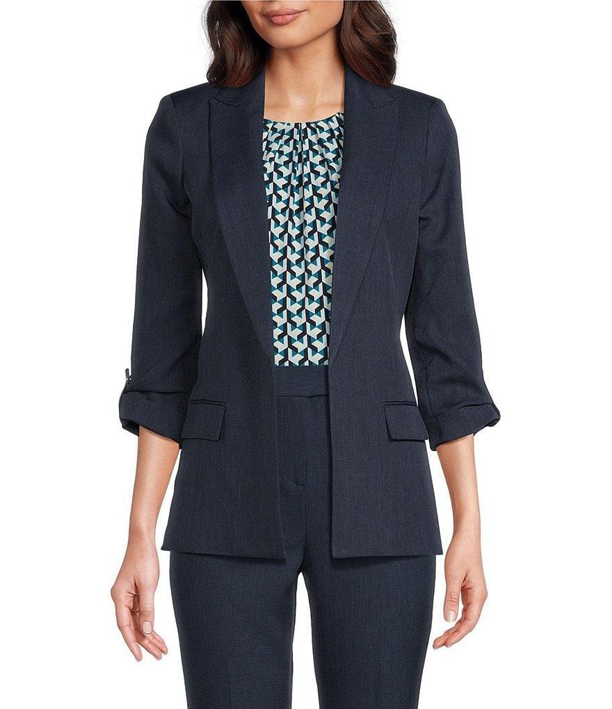 Calvin Klein Faux Denim 3/4 Sleeve Jacket Product Image