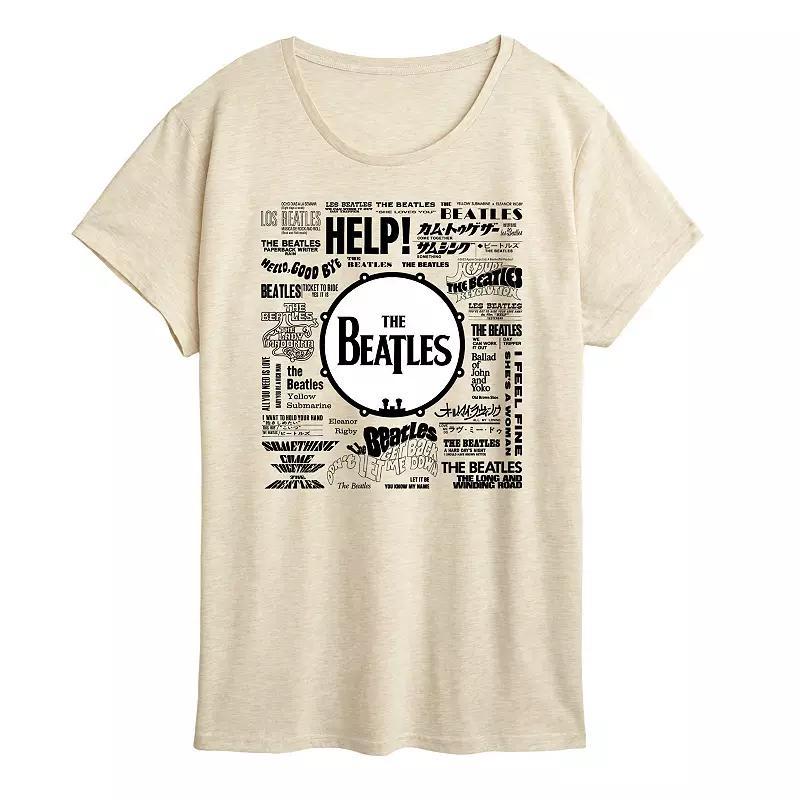 Womens The Beatles Singles Graphic Tee Product Image