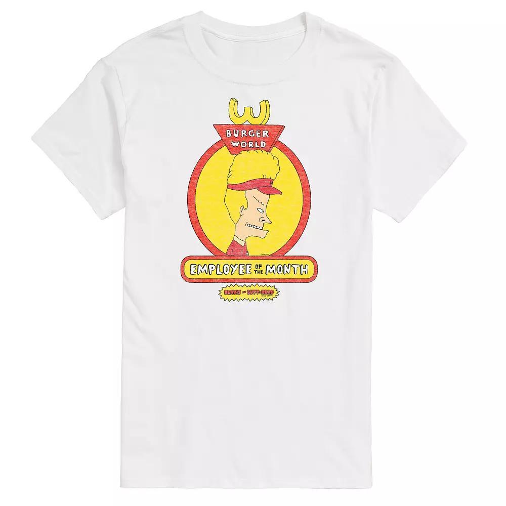 Big & Tall Beavis & Butthead Employee Of The Month Tee, Mens Product Image