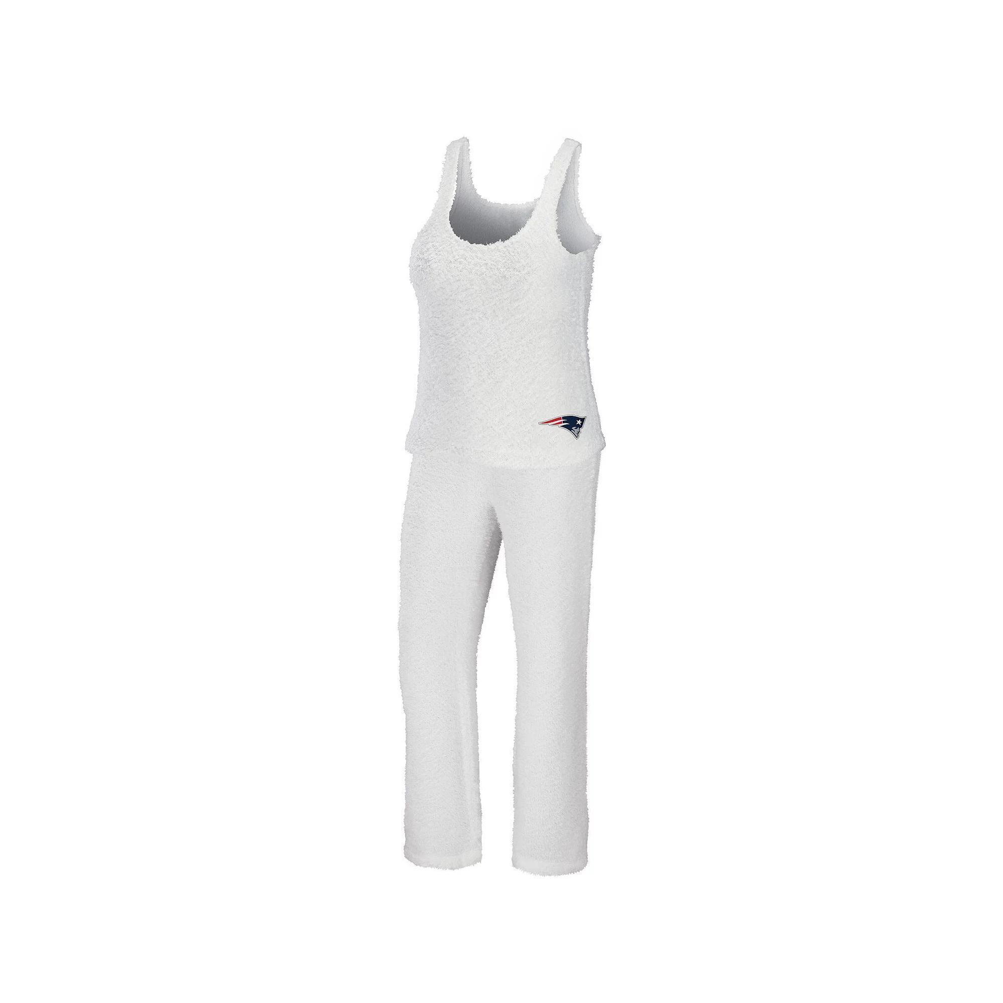 Women's WEAR by Erin Andrews Cream Indianapolis Colts Cozy Scoop Neck Tank Top & Pants Sleep Set, Size: Small, Beige Product Image