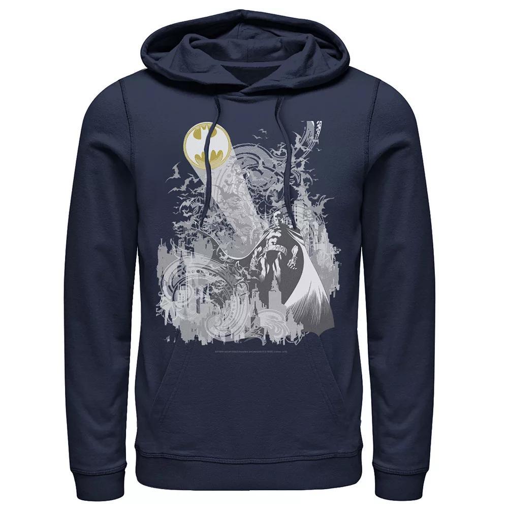 Men's DC Comics Batman Bat Signal Hoodie, Size: Medium, Blue Product Image