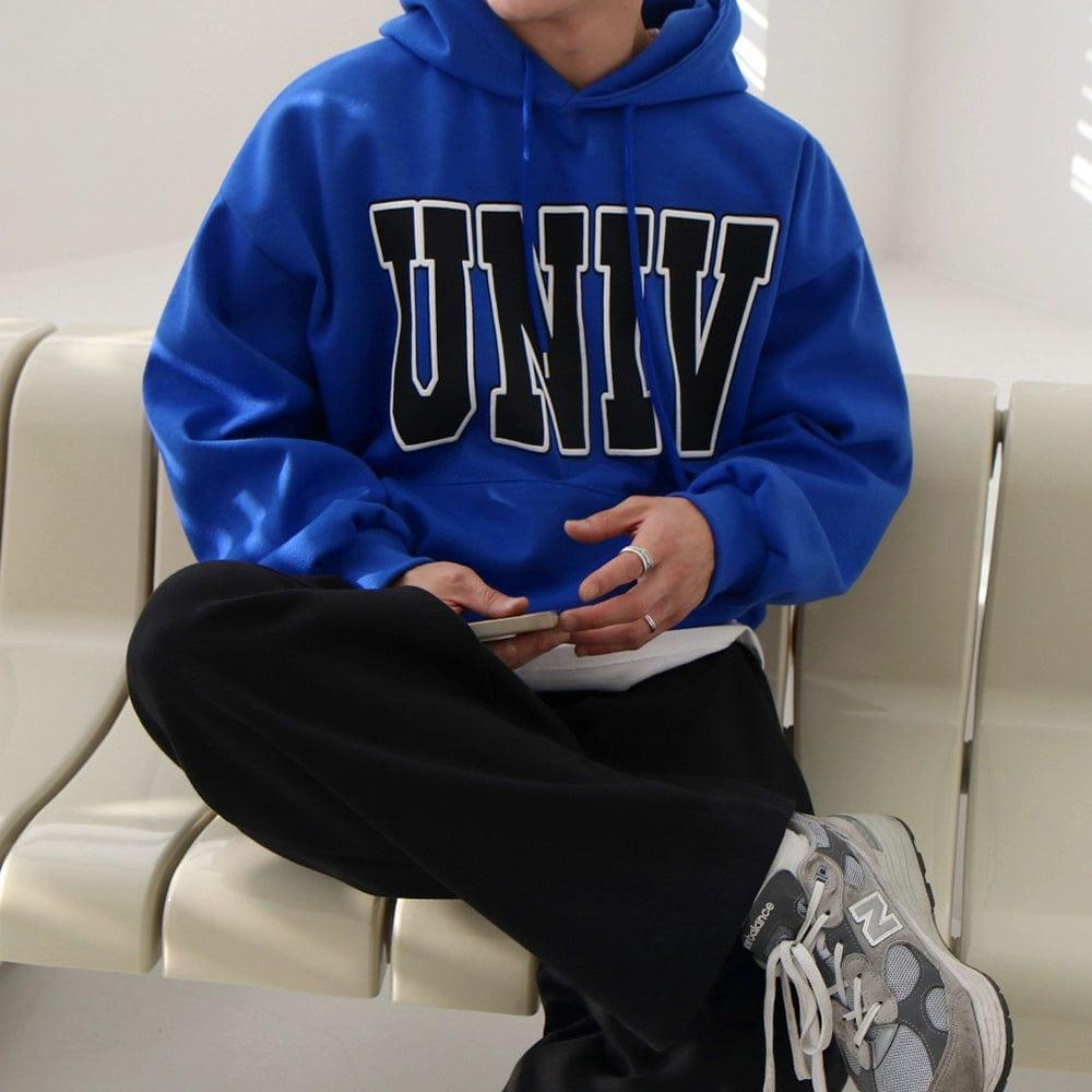RT No. 11936 UNIV LETTERED PULLOVER HOODIE Product Image