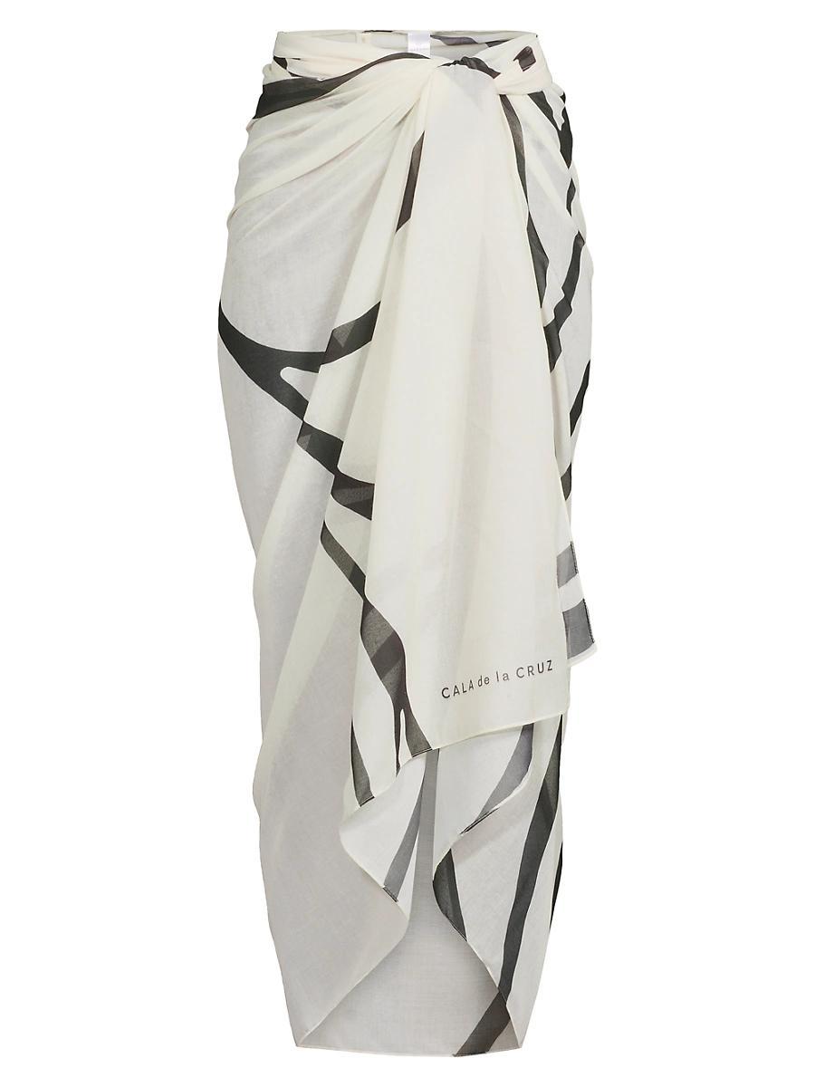Womens Luana Abstract Sarong Product Image