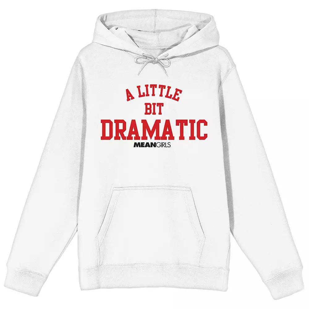 Juniors' Bioworld Mean Girls "A Little Bit Dramatic" Collegiate Graphic Hoodie, Girl's, Size: XL, White Product Image