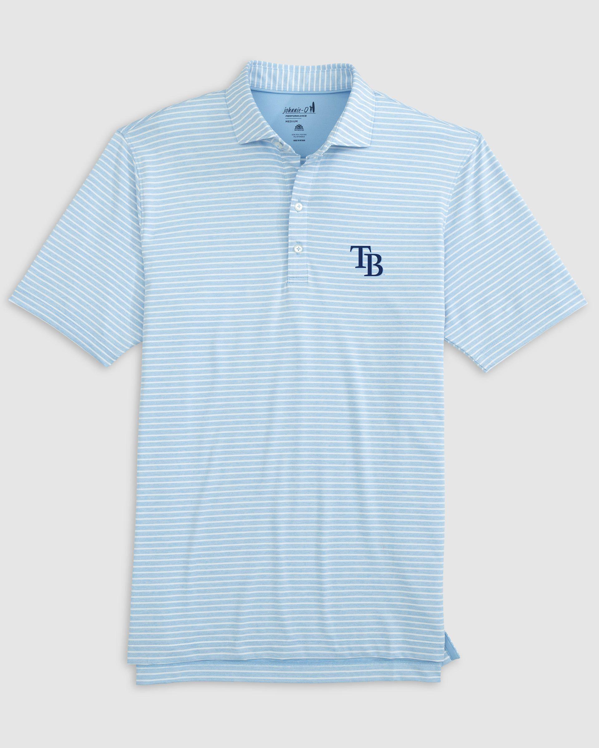 Kansas City Royals Clipperr Striped Jersey Performance Polo Product Image