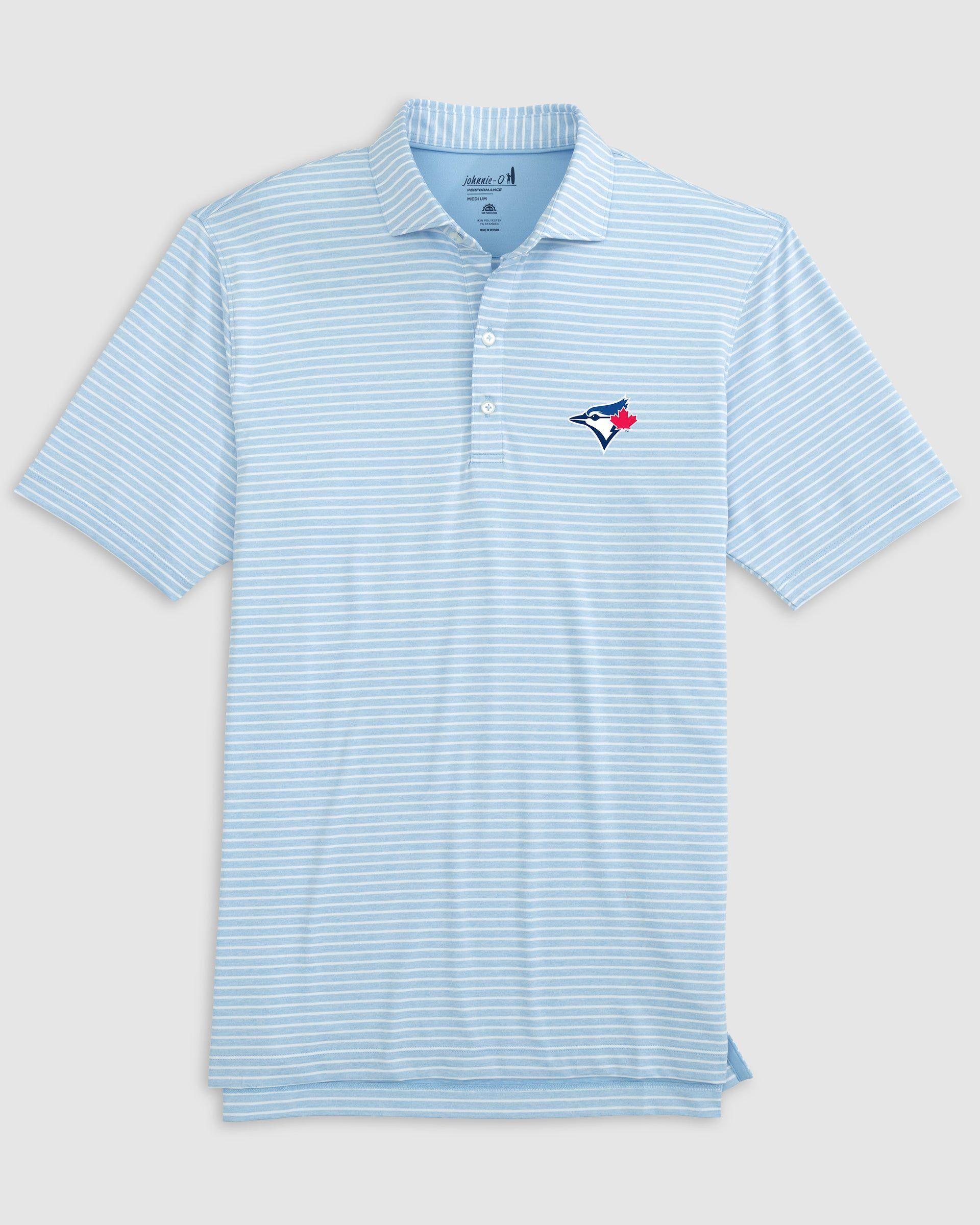 Kansas City Royals Clipperr Striped Jersey Performance Polo Product Image