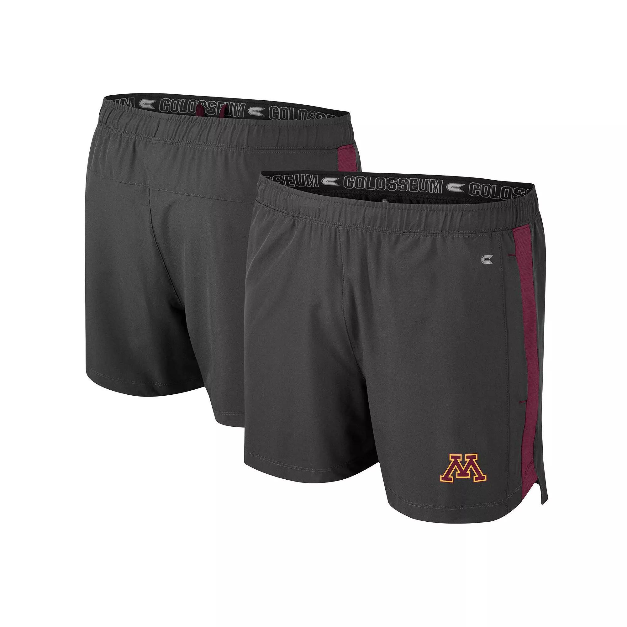 Men's Colosseum Charcoal Minnesota Golden Gophers Langmore Shorts, Size: 2XL Product Image