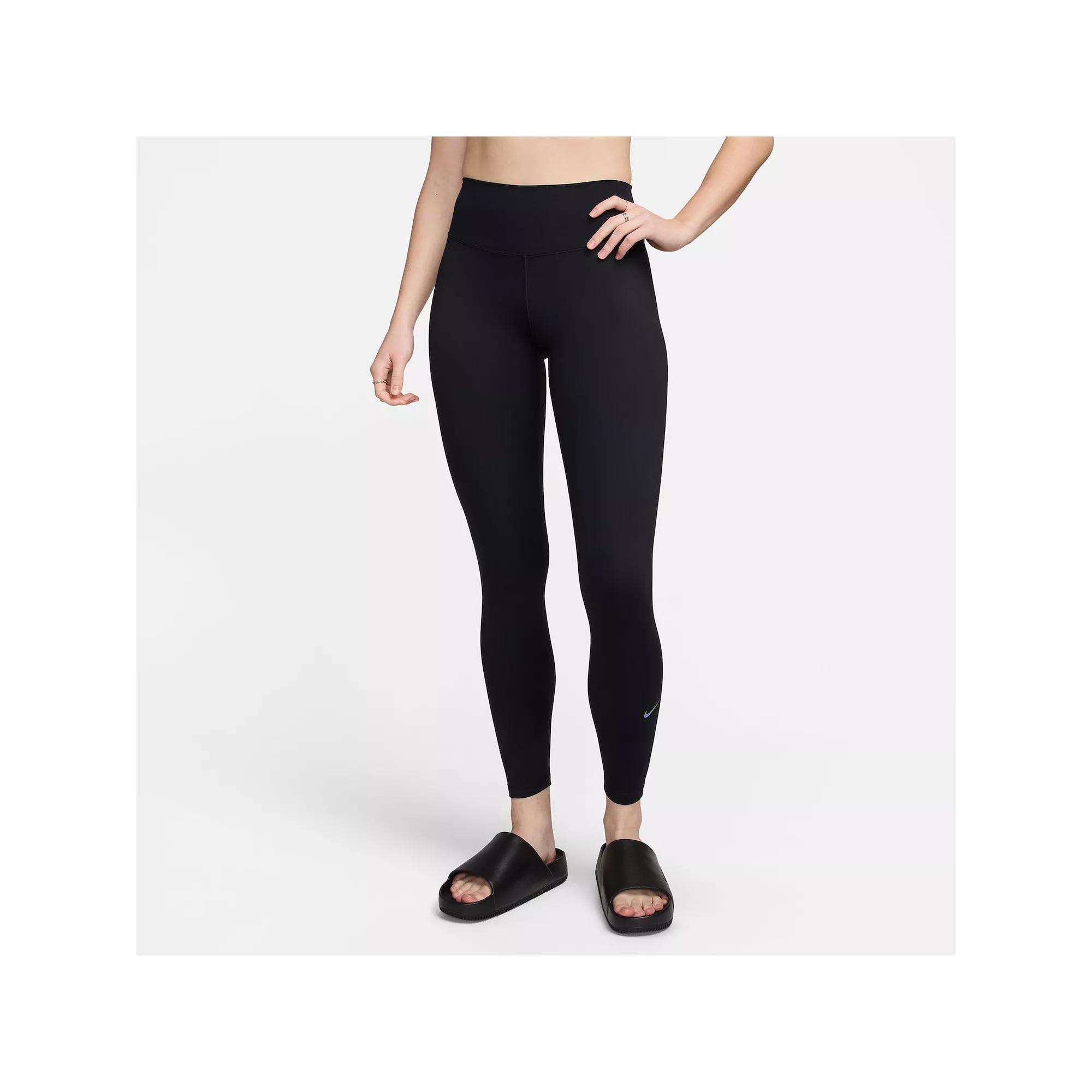 Women's Nike One High-Waisted Leggings, Size: XL, Black Product Image